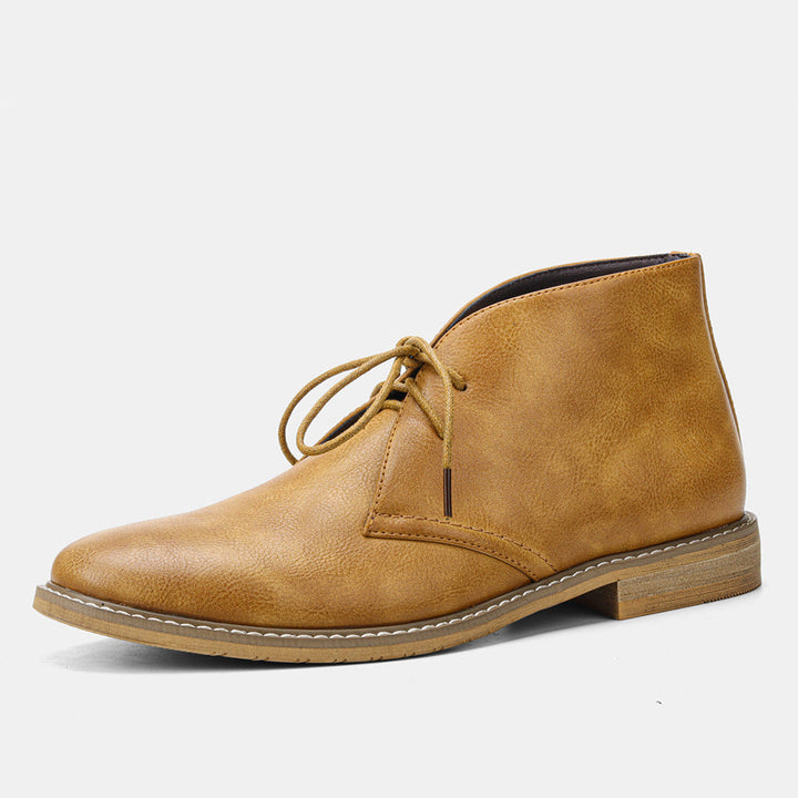 Timeless Desert Boots in Vintage Style for Men - Hugo-Brown-6-Nora Luxe