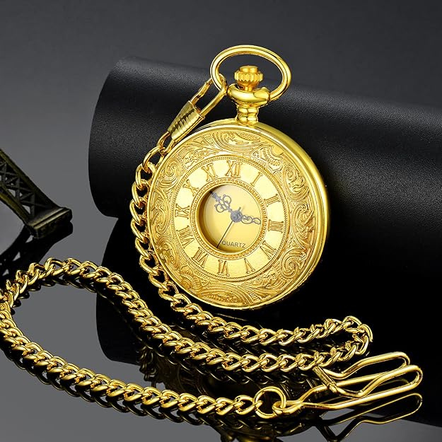 Timeless Vintage Pocket Watch - Kevin-Bronze-Nora Luxe