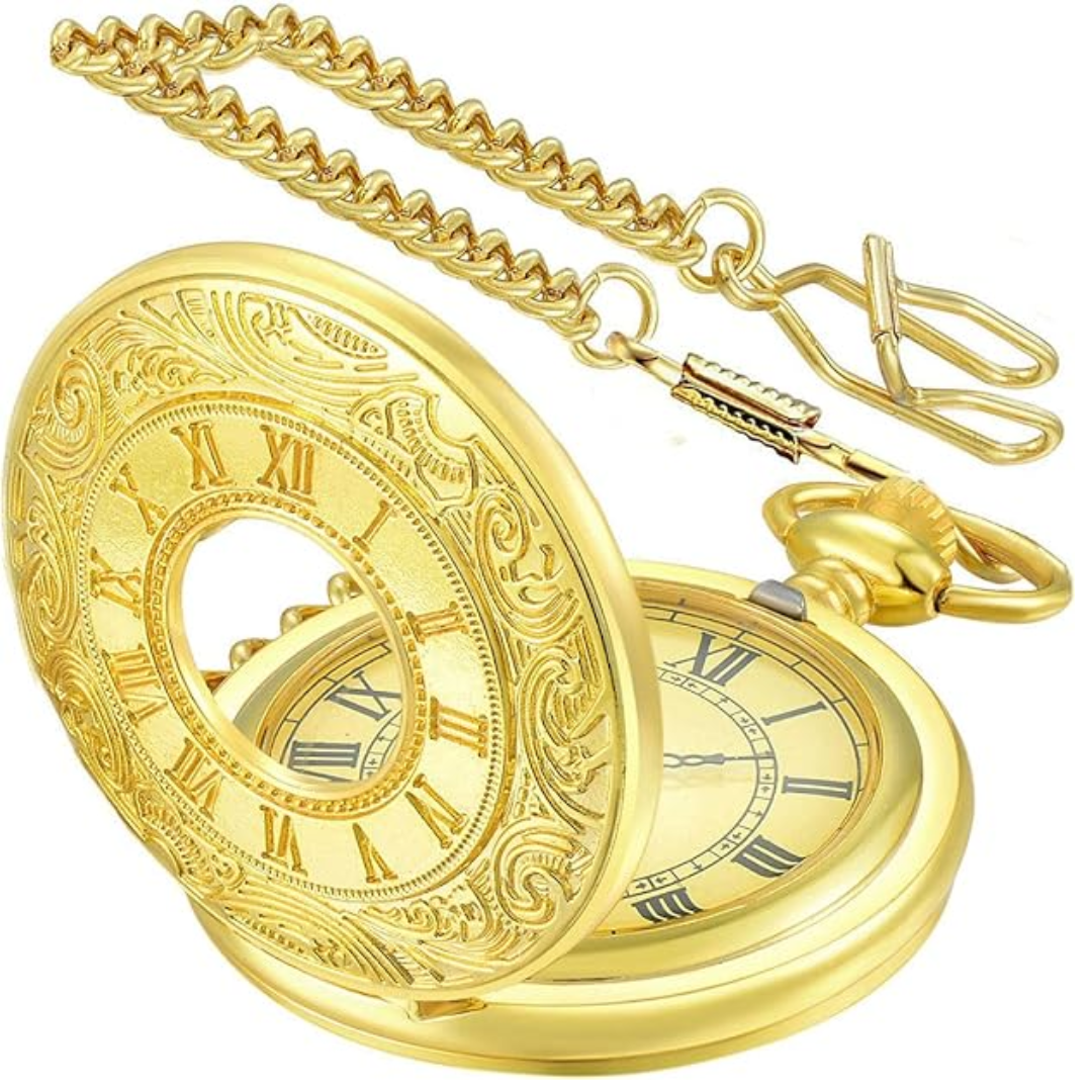 Timeless Vintage Pocket Watch - Kevin-Gold-Nora Luxe