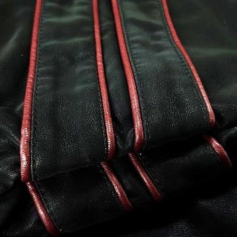 Titanium Rogue Leather Jacket - Hugh-Black-S-Nora Luxe