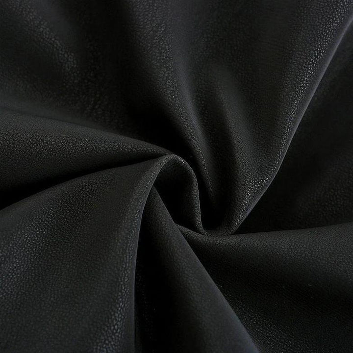 Titanium Rogue Leather Jacket - Hugh-Black-S-Nora Luxe