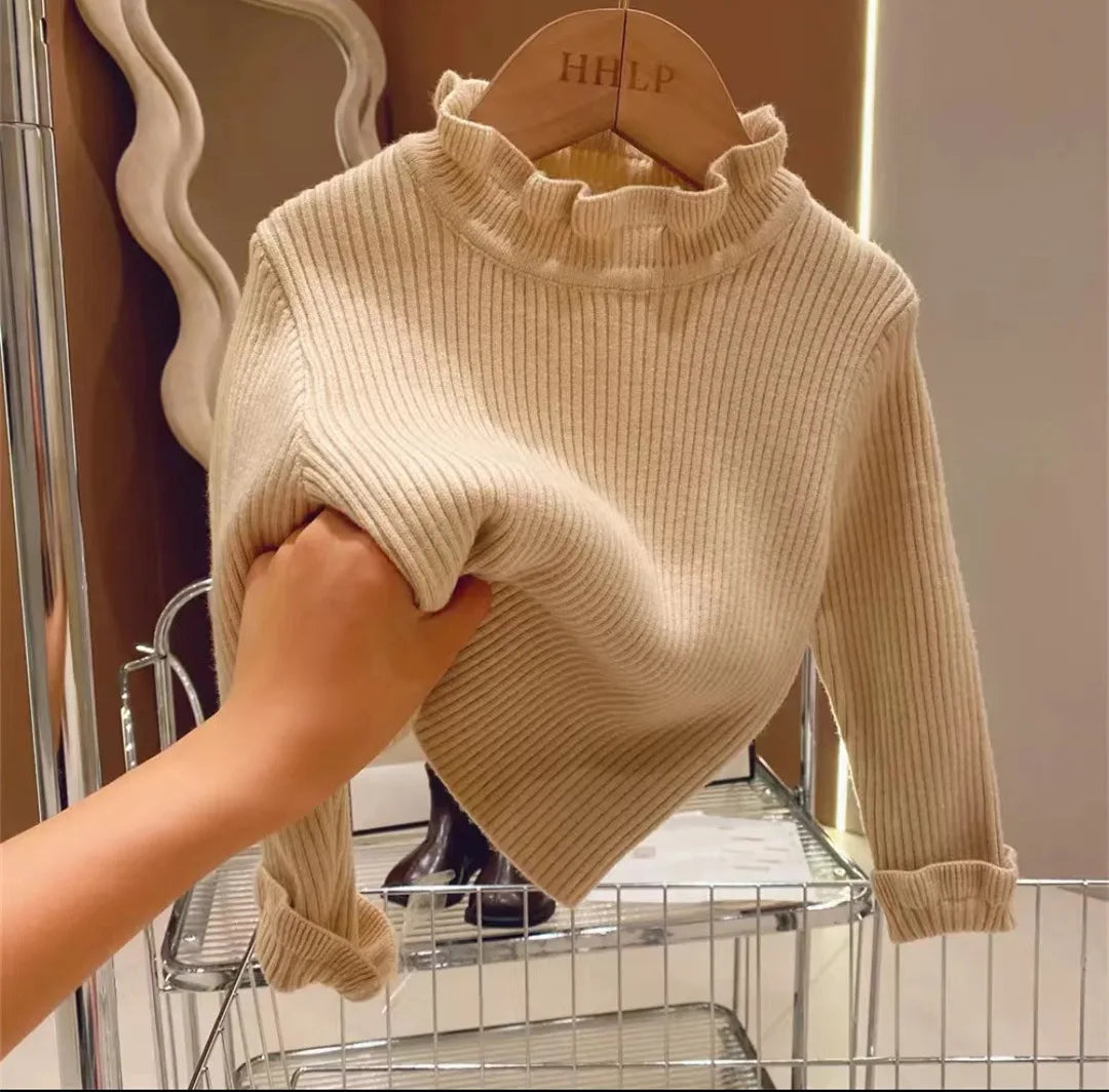 Toddler Cotton Sweater – Soft and Comfortable Toddler Clothing-Beige-80 for 12-18 Months-Nora Luxe