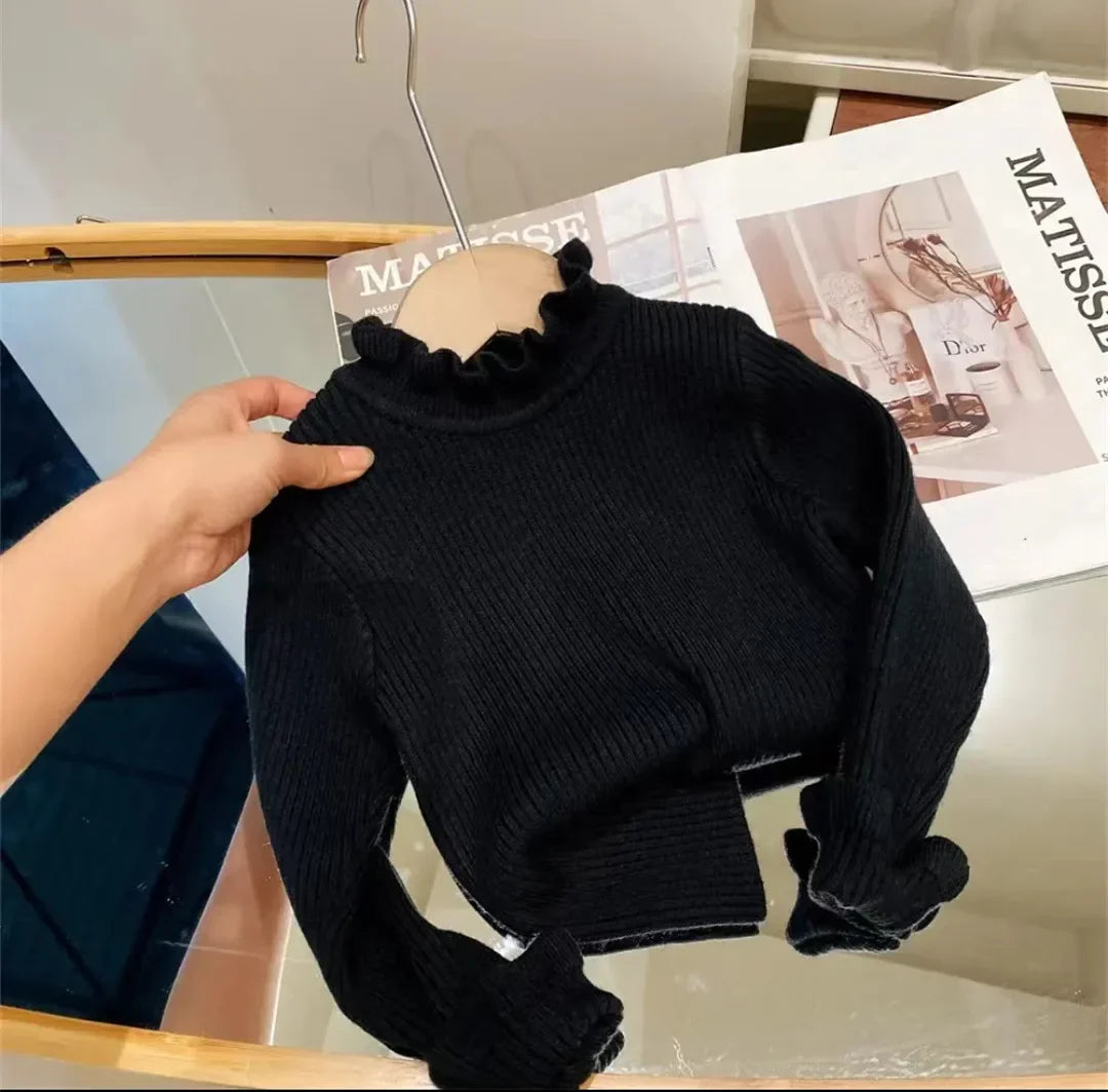 Toddler Cotton Sweater – Soft and Comfortable Toddler Clothing-Black-80 for 12-18 Months-Nora Luxe