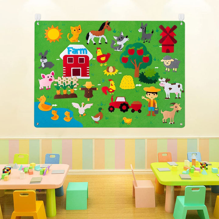 Toddler Felt Board - FantasyFelt-Zoo-Nora Luxe