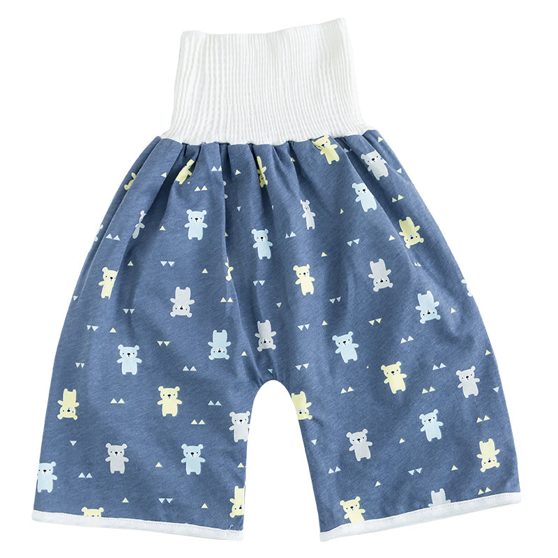 Toddler Potty Training Pants - PotjePro-Shorts-Blue Bears-M (0-3 years)-Nora Luxe