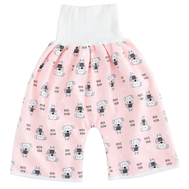 Toddler Potty Training Pants - PotjePro-Shorts-Pink Dogs-M (0-3 years)-Nora Luxe