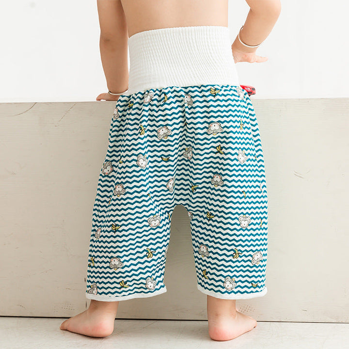 Toddler Potty Training Pants - PotjePro-Shorts-Pink Dogs-M (0-3 years)-Nora Luxe