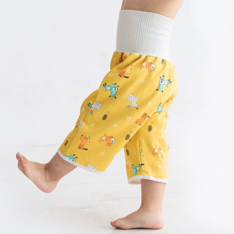 Toddler Potty Training Pants - PotjePro-Shorts-Pink Dogs-M (0-3 years)-Nora Luxe