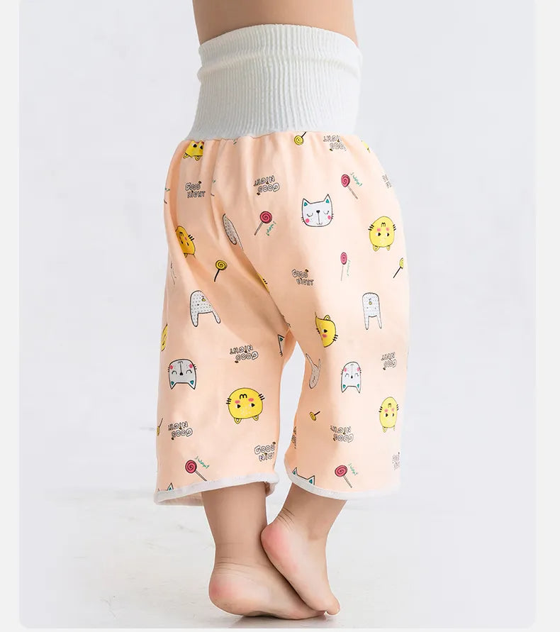 Toddler Potty Training Pants - PotjePro-Shorts-Pink Dogs-M (0-3 years)-Nora Luxe