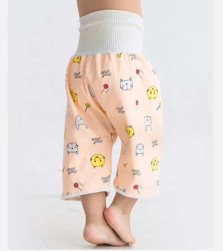 Toddler Potty Training Pants - PotjePro-Shorts-Pink Dogs-M (0-3 years)-Nora Luxe