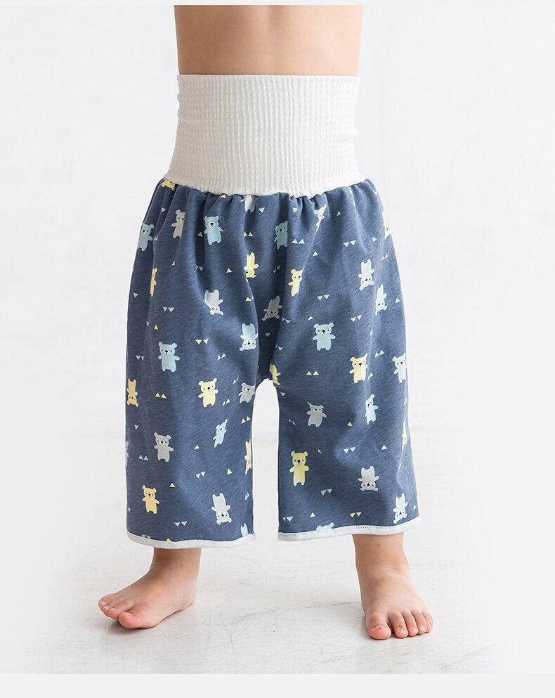 Toddler Potty Training Pants - PotjePro-Shorts-Pink Dogs-M (0-3 years)-Nora Luxe