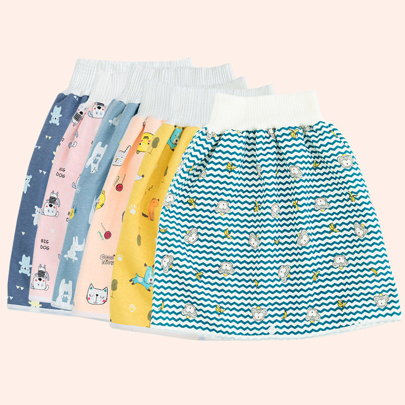 Toddler Potty Training Pants - PotjePro-Shorts-Pink Dogs-M (0-3 years)-Nora Luxe