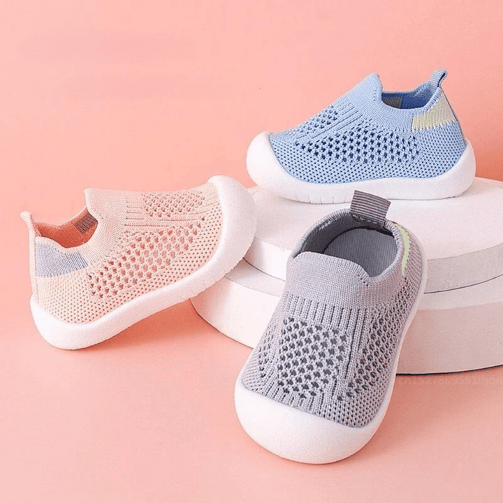 Toddler shoes - PlayStep Sneakers-Gray-13 (9-12 Months)-Nora Luxe