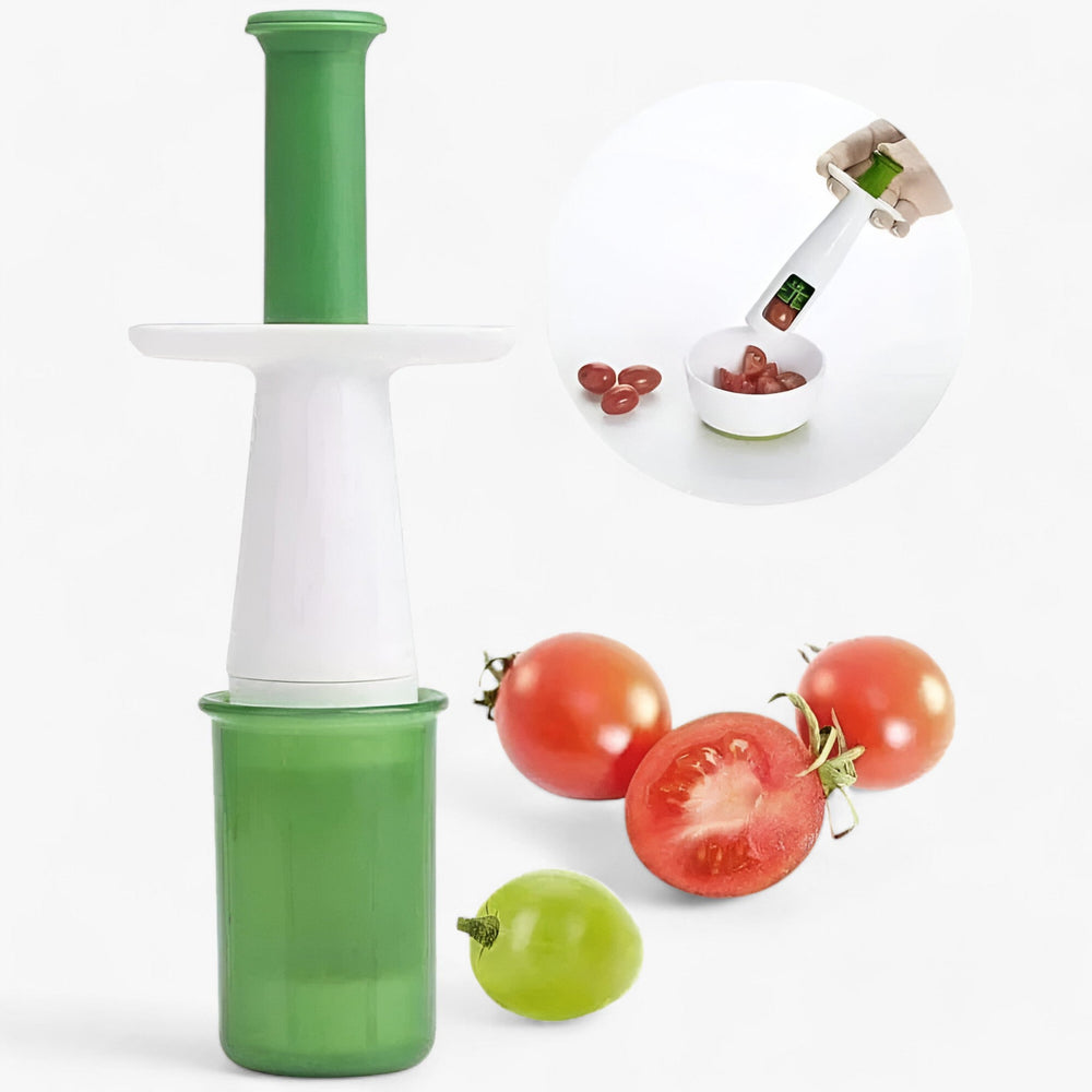 Tomato Slicer for Effortless Fruit Preparation - CherryMate-Nora Luxe