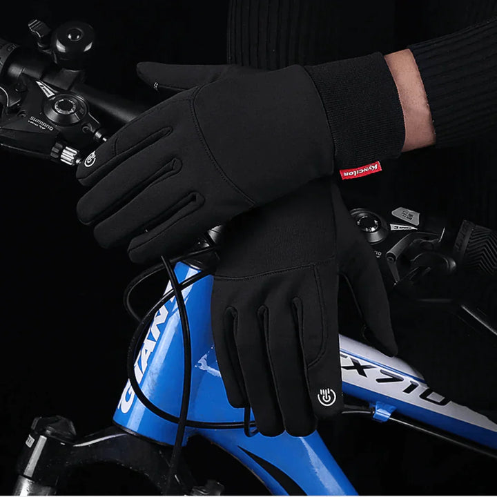Touchscreen Winter Gloves - ThermaGuard-Black-M-Nora Luxe