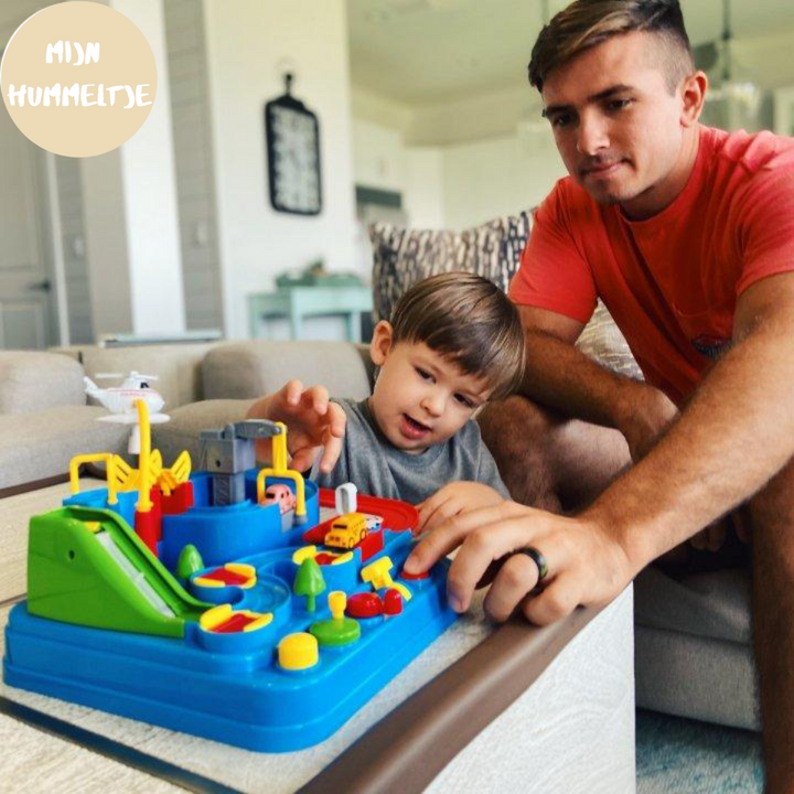 Toy Racing Track - TurboCity-Emerald Blue-Nora Luxe