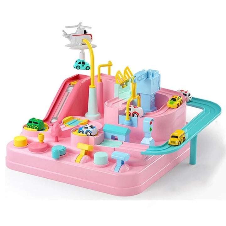 Toy Racing Track - TurboCity-Pink-Nora Luxe