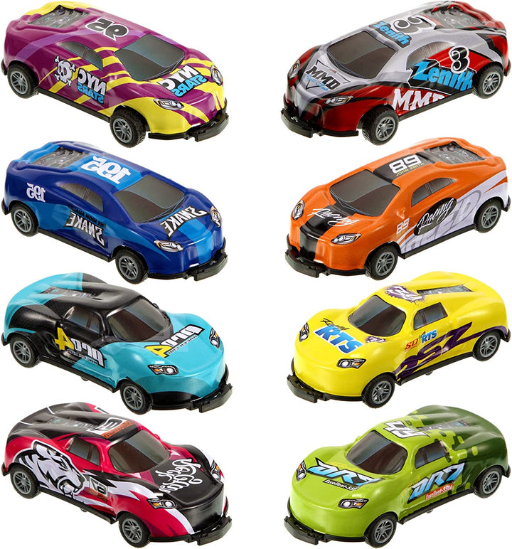 Toy Stunt Car - TurboStunt Racers-4 + 4 FREE-Nora Luxe