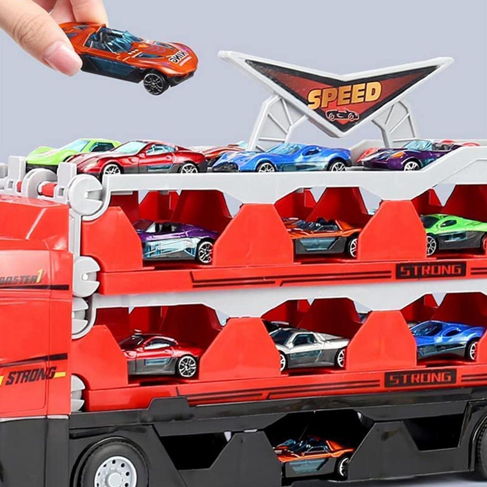 Toy Trailer with Cars - MegaTransporter-Nora Luxe
