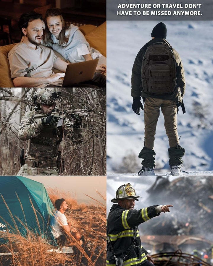 35L Outdoor Tactical Backpack with Molle System and Laptop Storage