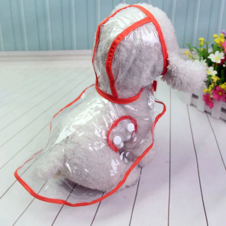Transparent Waterproof Raincoat for Dogs - DryPaw-White-XS-Nora Luxe