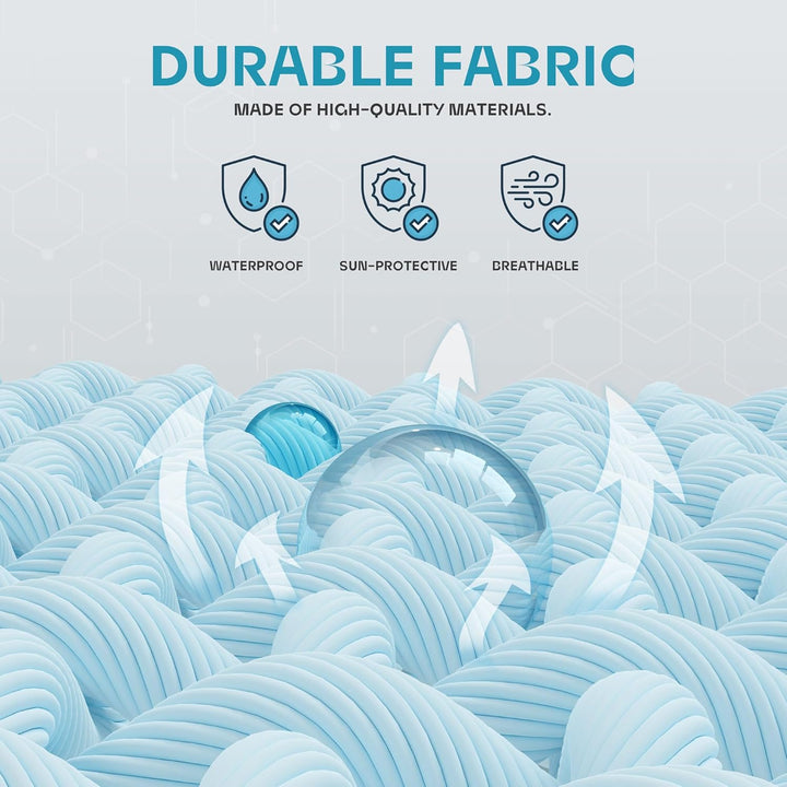 Heavy-Duty Travel Garment Bag with Clear Window & Accessory Pockets