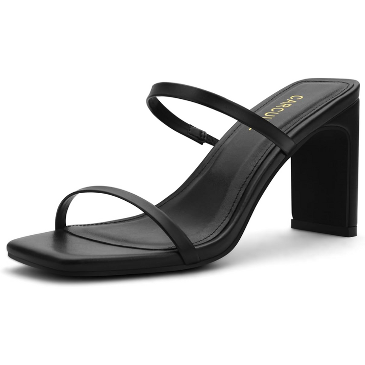 Trendy Block Heels with Square Toe – Eline-Black-2.5-Nora Luxe