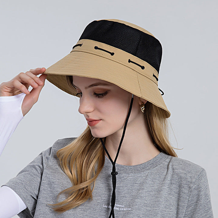 Trendy & breathable sun hat for any occasion – Vina-Khaki-The Livary