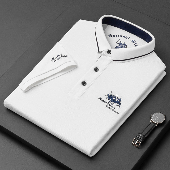 Trendy Embroidered Polo - Henry-White-M-Nora Luxe