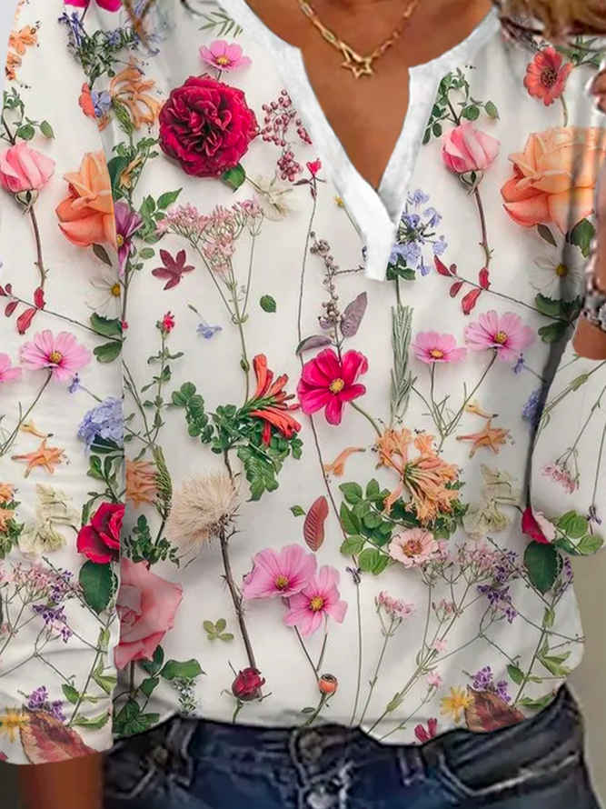 Trendy Flower Sweater - Lana-S-Nora Luxe