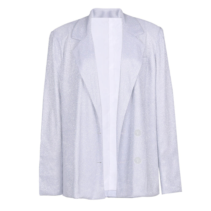 Trendy glitter party set with blazer – Dalia-Top-S-Nora Luxe