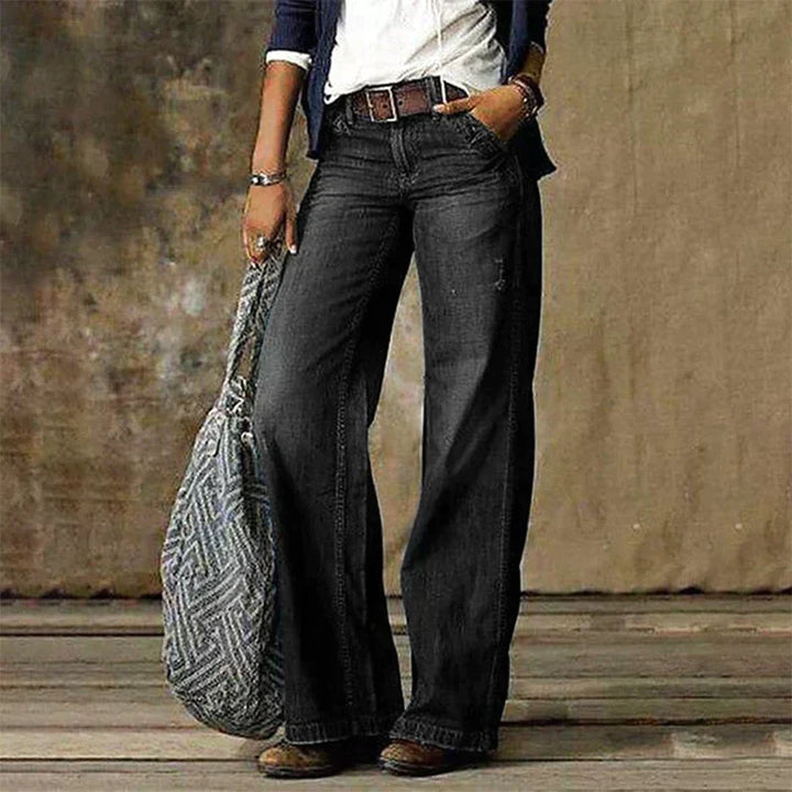 Trendy Ladies' Jeans - Elara-Gray-S-Nora Luxe