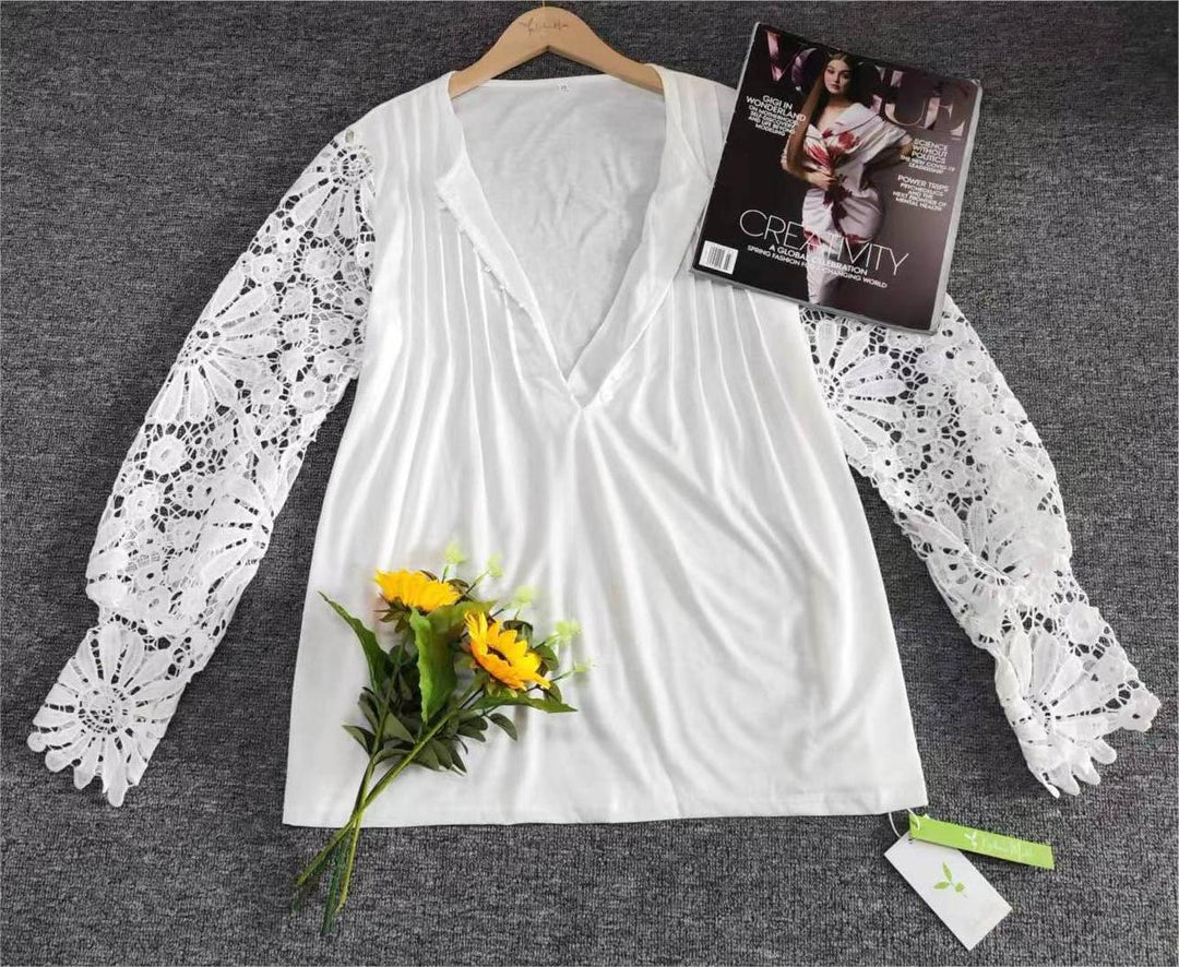 Trendy Ladies Long Sleeve in Solid Colour - AutumnGrace-S-Nora Luxe