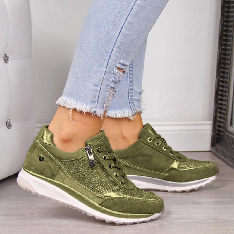 Trendy Ladies' Sports Shoes - Aria-Green-2.5-Nora Luxe