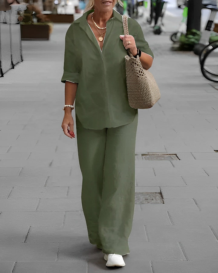 Trendy Ladies Summer Trousers - Noa-Grey-S-The Livary