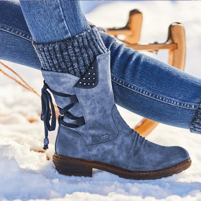 Trendy Ladies Winter Boots - Sienna-Blue-4.0-Nora Luxe