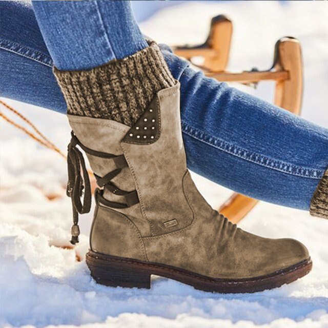 Trendy Ladies Winter Boots - Sienna-Brown-4.0-Nora Luxe