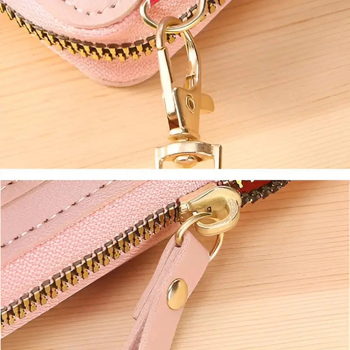 Trendy Leather Anti-Theft Women's Shoulder Bag - SecureStyle-Pink-Nora Luxe