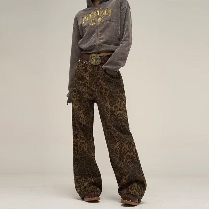 Trendy Leopard Print Jeans - Layla-Leopard-S-Nora Luxe