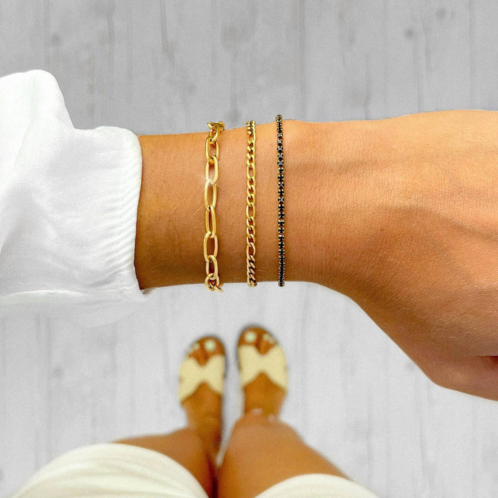 Trendy Link Bracelet - Lucia-Gold-Nora Luxe