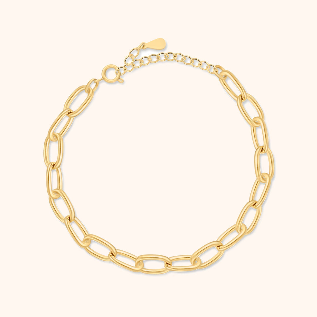 Trendy Link Bracelet - Lucia-Gold-Nora Luxe