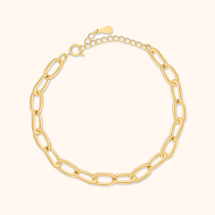 Trendy Link Bracelet - Lucia-Gold-Nora Luxe