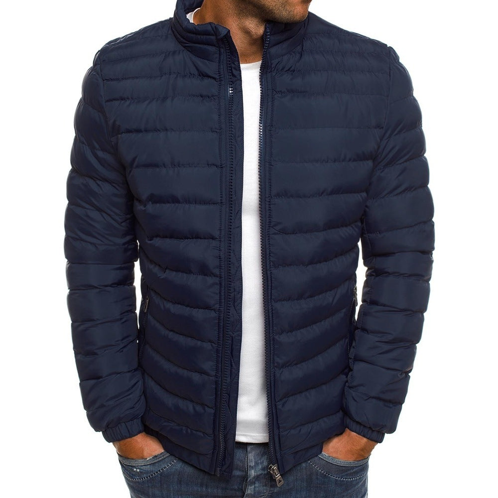 Trendy Luxe Men's Down Jacket - Xander-Black-S-Nora Luxe