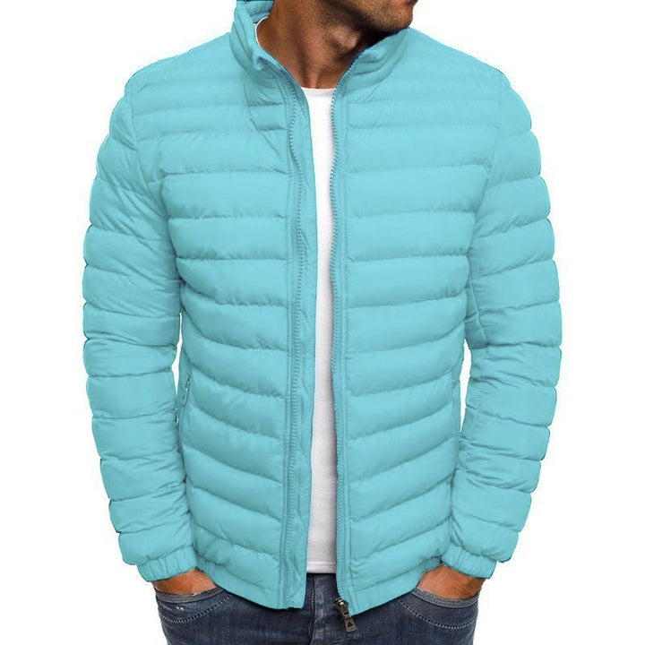Trendy Luxe Men's Down Jacket - Xander-Light Blue-S-Nora Luxe