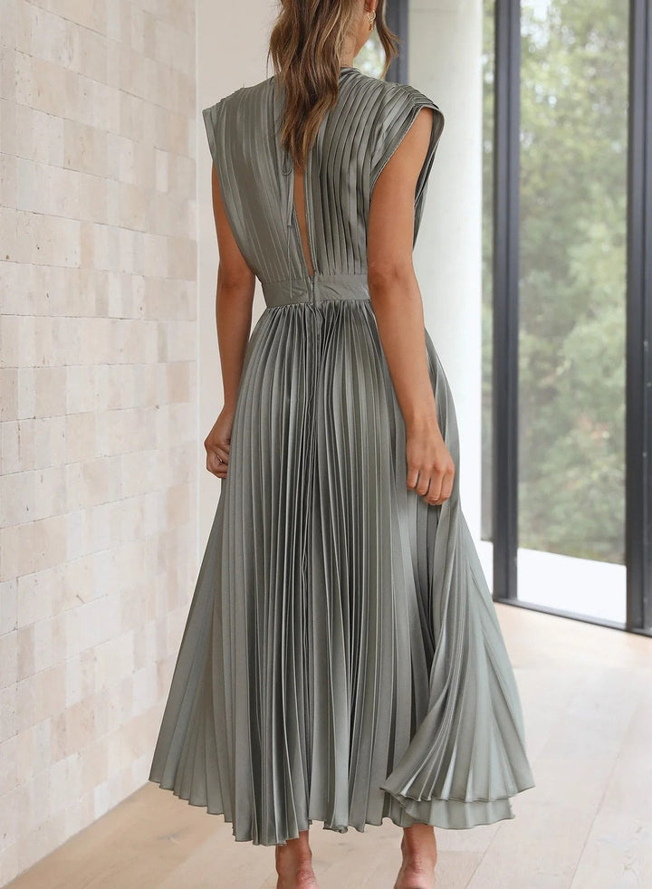 Trendy Maxi Dress - Elara-Green-XS-Nora Luxe