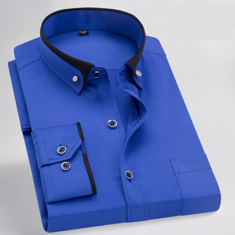 Trendy Men's Shirt - Victor-Blue-XS-Nora Luxe