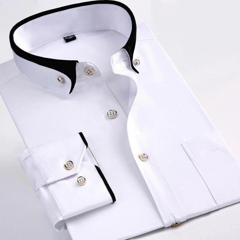 Trendy Men's Shirt - Victor-White-XS-Nora Luxe