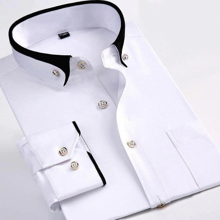 Trendy Men's Shirt - Victor-White-XS-Nora Luxe