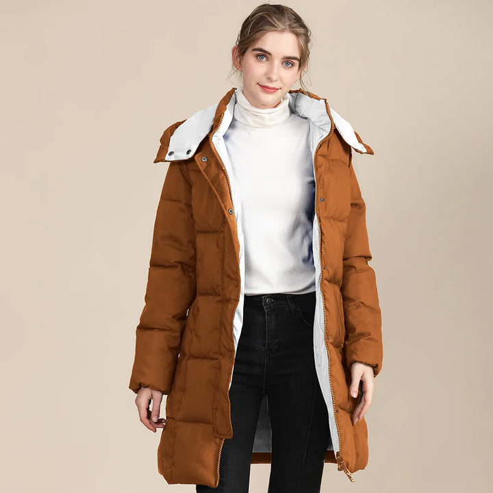 Trendy Quilted Women's Winter Jacket - Elodie-S-Nora Luxe