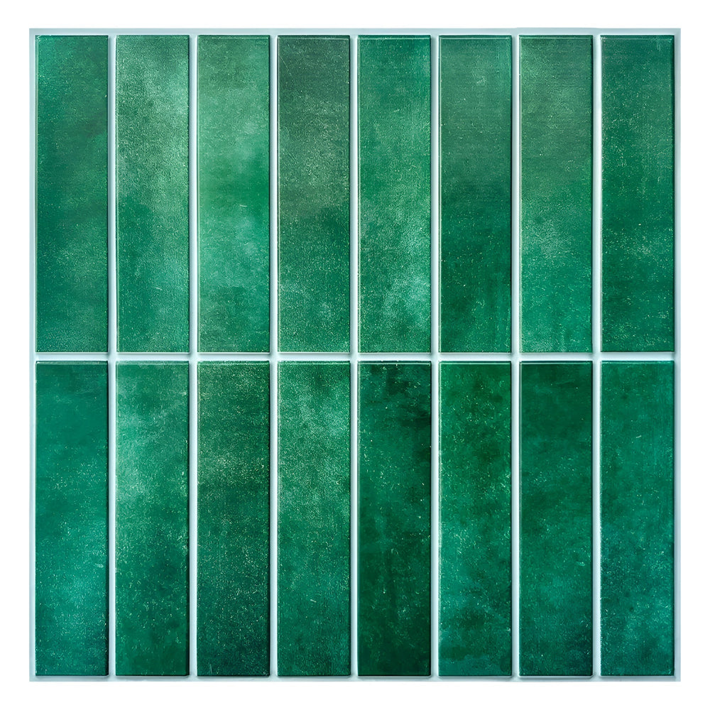 Trendy Self-Adhesive Wall Panels - PeelLux-Dark green-Nora Luxe